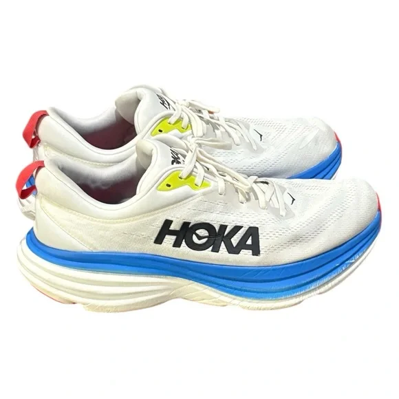HOKA One One Bondi 8 Lace Up Running Shoes Size 14 D - Picture 2 of 6